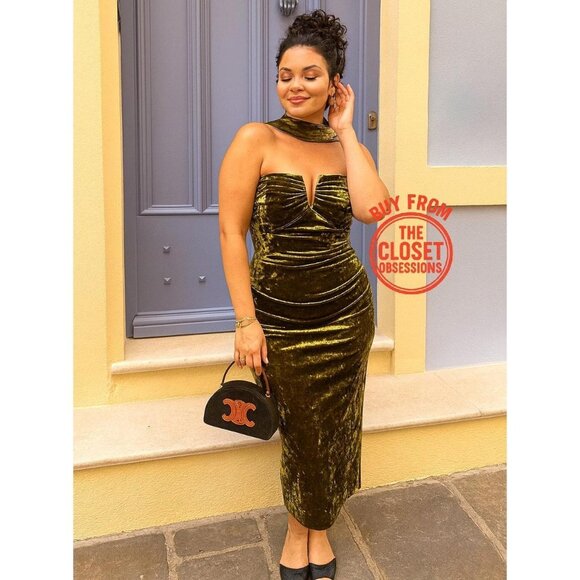 ZARA BLOGGER FAVE!!! Fitted Midi Dress NWT - Picture 1 of 16